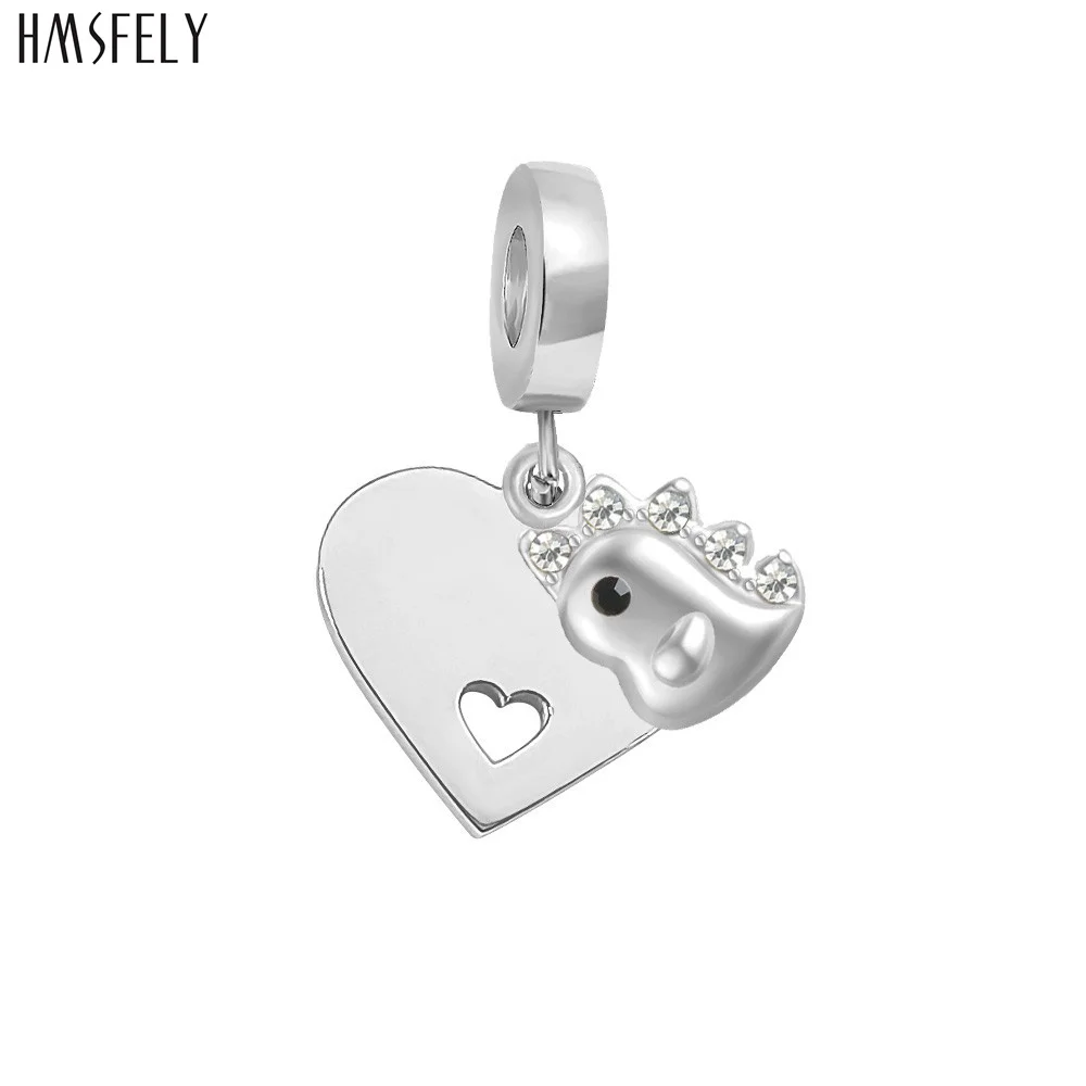 Симпатичный дизайн с динозавром HMSFELY подвеска для самостоятельного изготовления