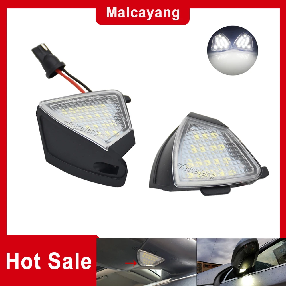

Side Rearview Mirror LED Puddle Light Welcome Lamp 3C0945291 3C0945292 For Volkswagen Eos Rabbit Golf 5 Plus GTI MKV