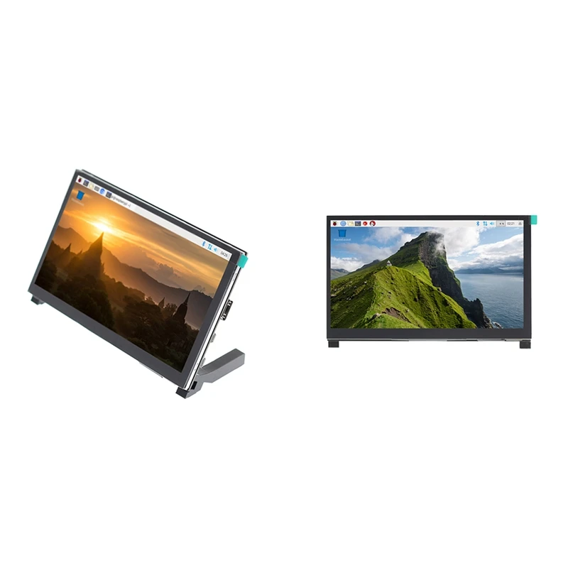 

7 Inch 1024X600 LCD Touchscreen Monitor With Bracket Full Viewing Display For Raspberry PI 3B + 4B