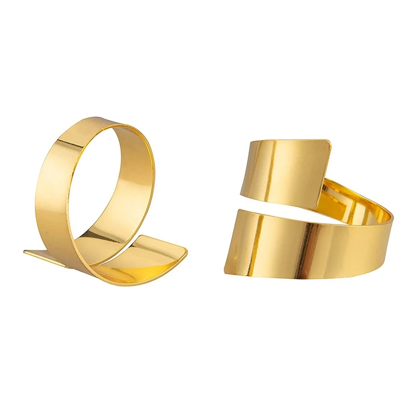 

SEWS-8 Pcs Napkin Rings Handcrafted Dinner Table Napkin Holders Alloy Napkin Rings For Wedding Party Napkin Rings Banquet Festiv
