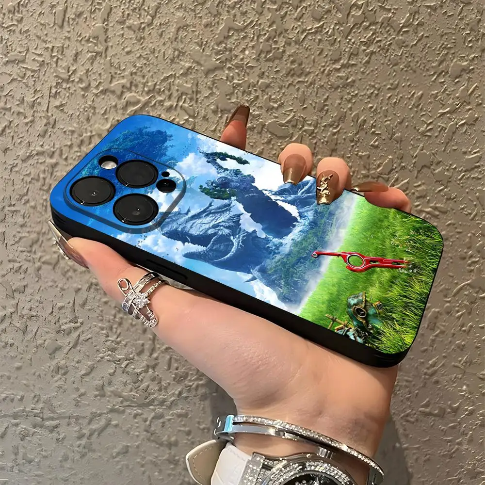 Чехол для телефона с игрой Xenoblade и летопицами 3 IPhone 15 16 13 Pro Max 14 12 11 Xr X 8 7 6 Plus