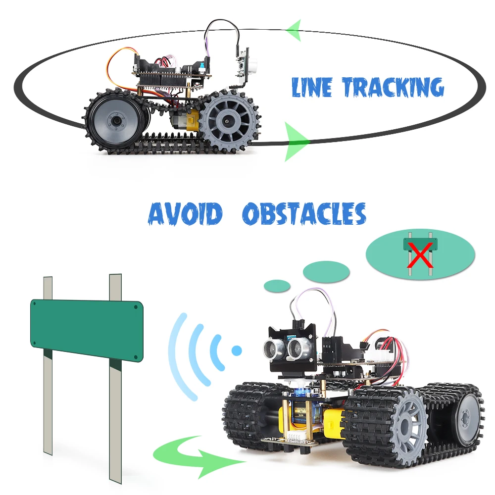 Smart Uno Robot Kit for Arduino Project Basic Programming Robot Car Starter Learning Electronic Coding Robot Full Version Kits enlarge