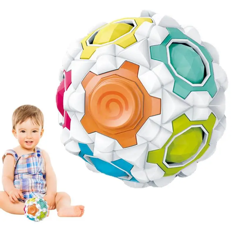 

Игра-пазл для сочетания цветов, Радужный пазл, мячи-антистресс, волшебный куб, сенсорные игрушки, головоломки для детей, подростков, взрослы...