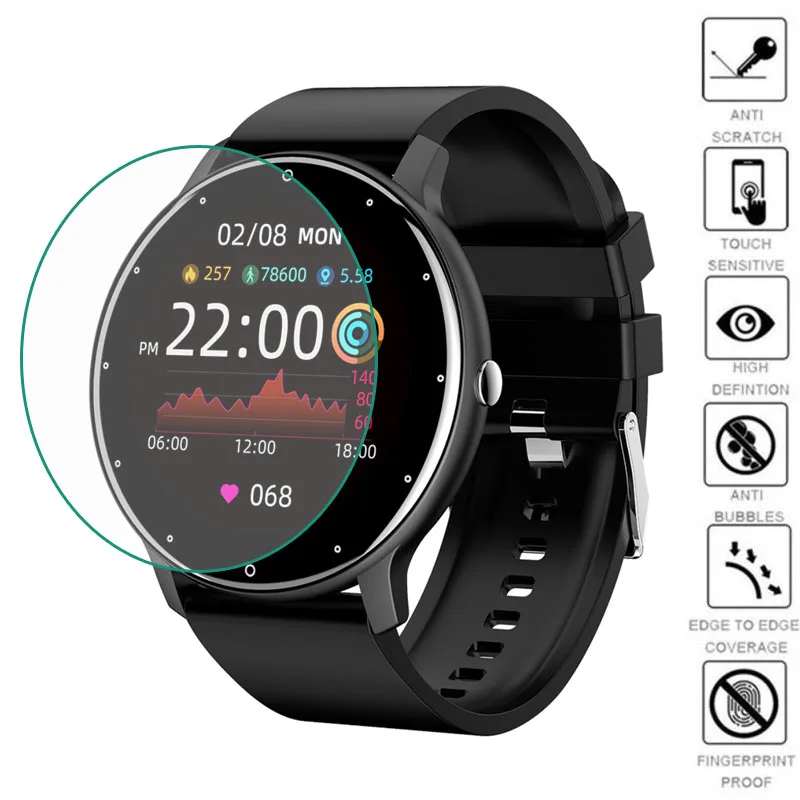 

5pcs TPU Soft Smartwatch Clear Protective Film Full Cover Guard For LIGE/CanMixs 2021 Smart Watch Screen Protector Accessories