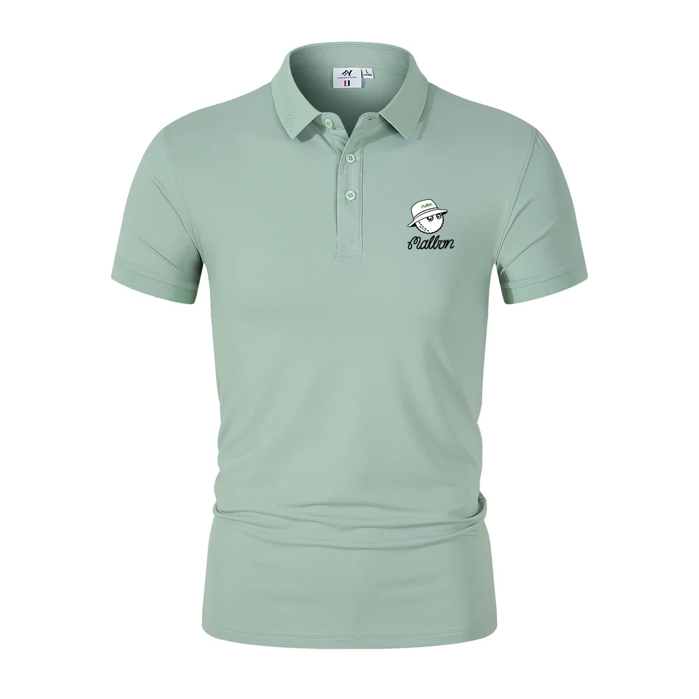 2023 New Summer Men's and Women's T-shirts Fashion Top Short Sleeve Printed Malbon Casual Sports Baseball Jersey Golf Polo Shirt