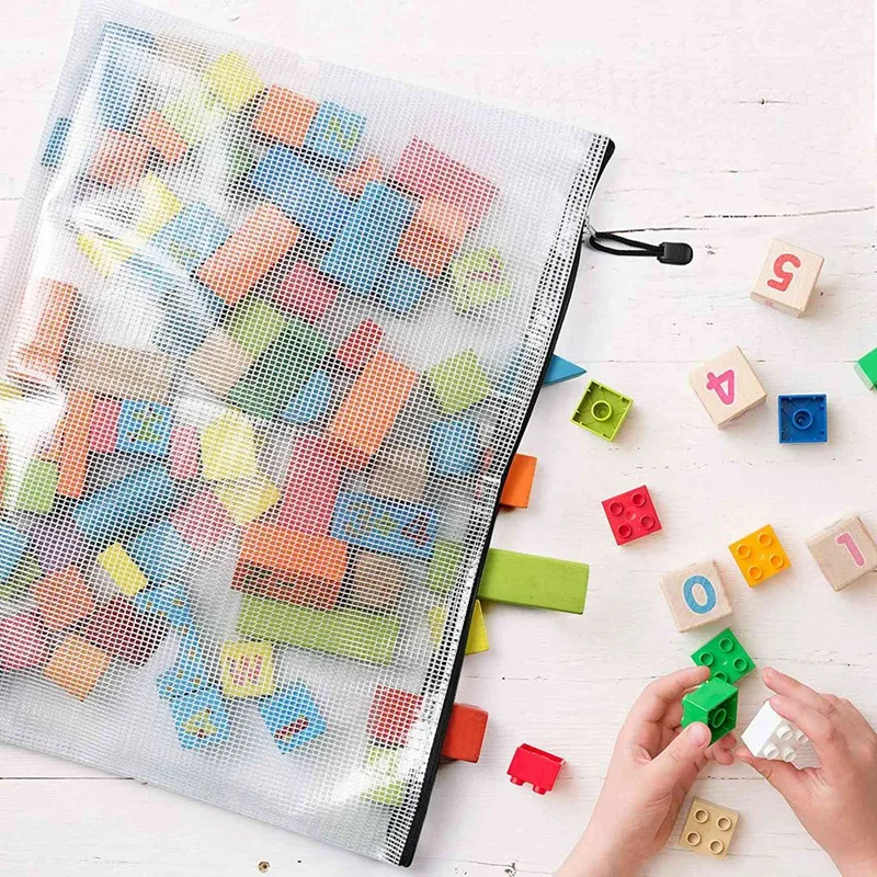 Папка А3 12 шт. сумка на молнии пластиковый бумажник Сетчатая Сумка для файлов