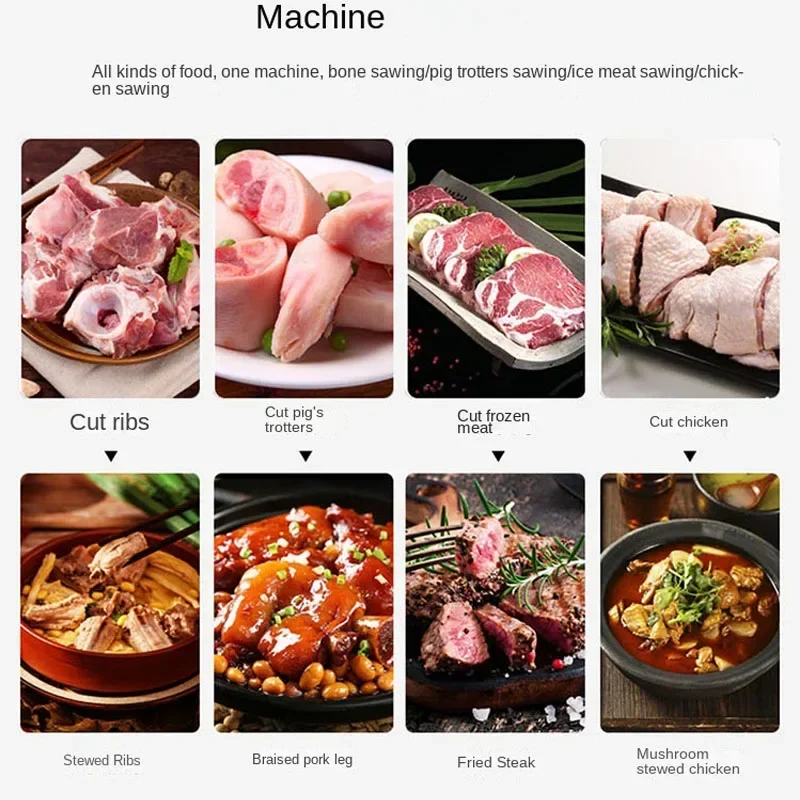 J120 стандартная косточная пила машина для резки замороженного мяса коммерческая