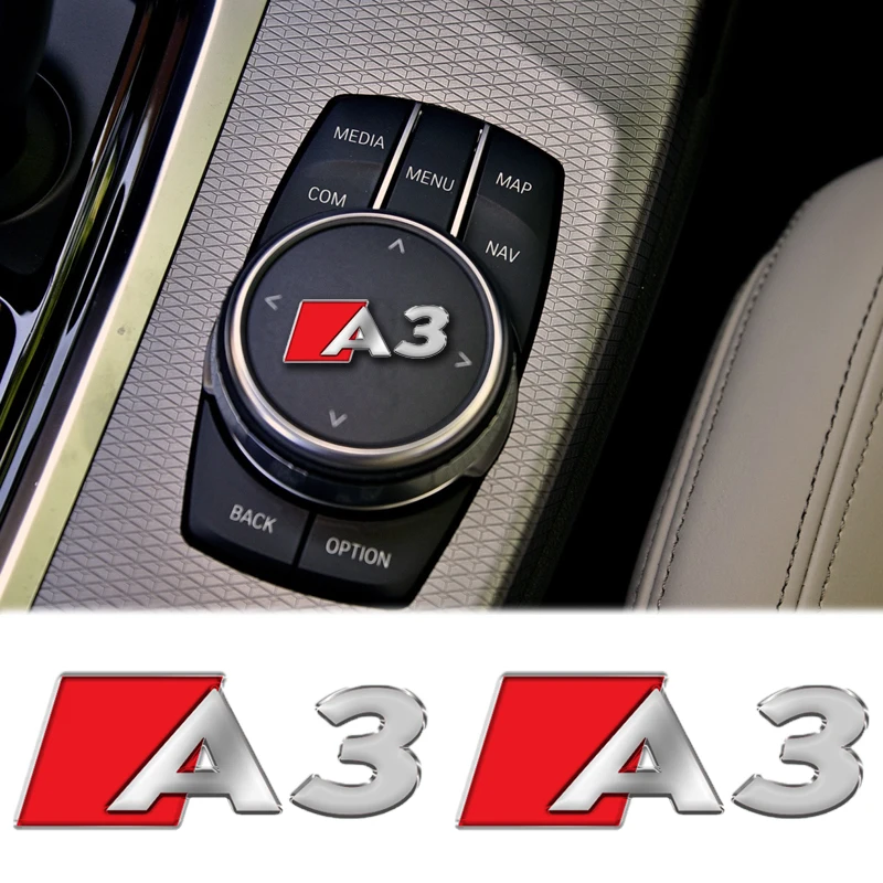 

3D Car Goods decorative stickers Car logo sticker Car Styling For Audi Sline A3 A1 A4 A5 A7 A8 TT Q3 Q5 Q7 S3 S4 S5 S8 Car Goods