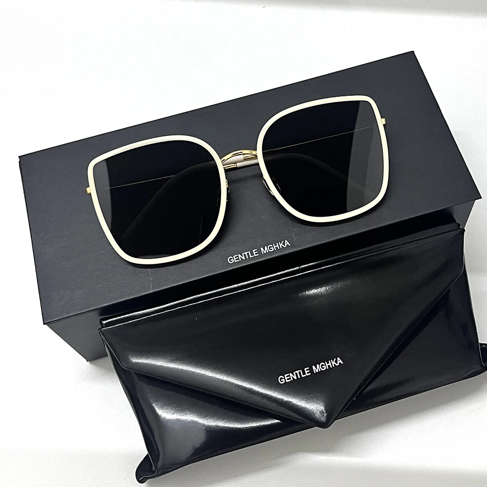

2022 GENTLE MGHKA Brand Women men Oversized Sunglasses Star Sunglass Fashion Lady Vintage Acetate Sunglasses Luxury original box