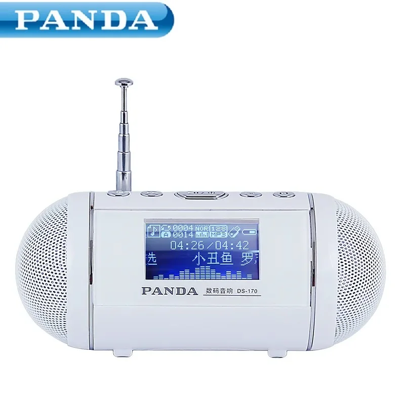 Панда DS-170 u-диск tf-карта MP3 плеер Динамик таймер песни синхронизированы FM радио -