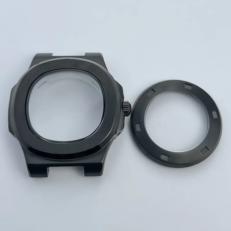 Фото Квадратный корпус часов 41 мм для механизма Seiko NH35 с сапфировым стеклом в стиле Philippe — комплект для изготовления часов, аксессуар №4