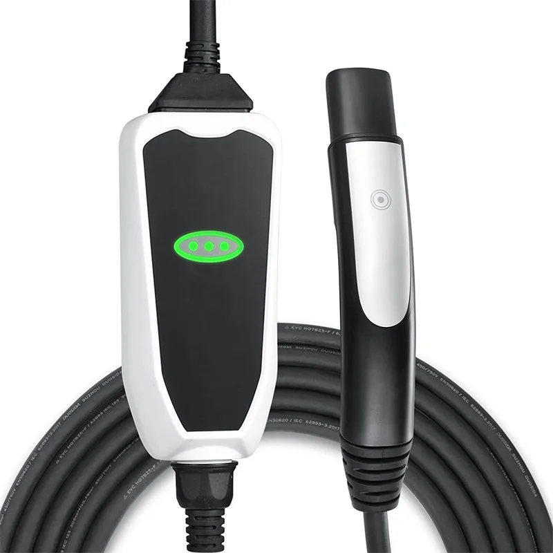 

Level 1 / Level 2 Portable Tesla Charger (16 Amp / 32 Amp) with Dual Charging Plugs (NEMA 5-15 & 14-50) - Compatible Model