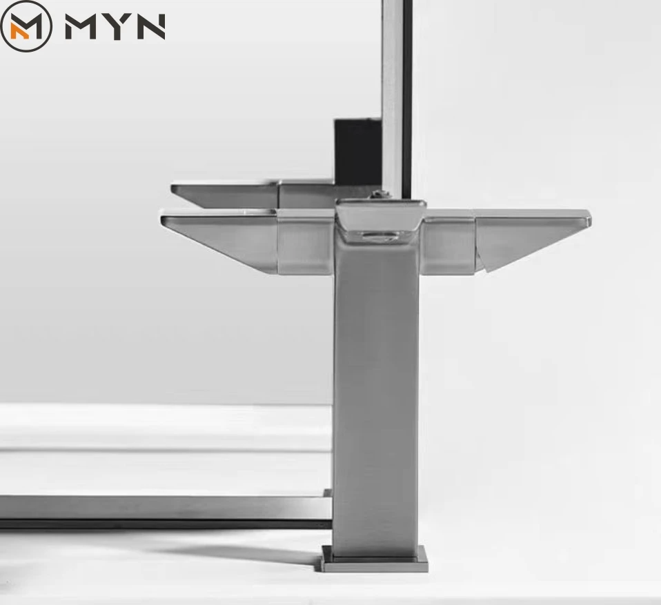 2024 Meiyani новый дизайн металлический хромированный Белый Уникальный T-образный