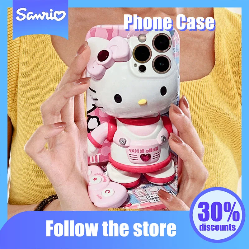 

Kawaii Hello Kittys Sanrio Phone Case Anime Cartoon Iphone 14 13 12 11 X Pro Max Plus Phone Case Originality Girl Gifts
