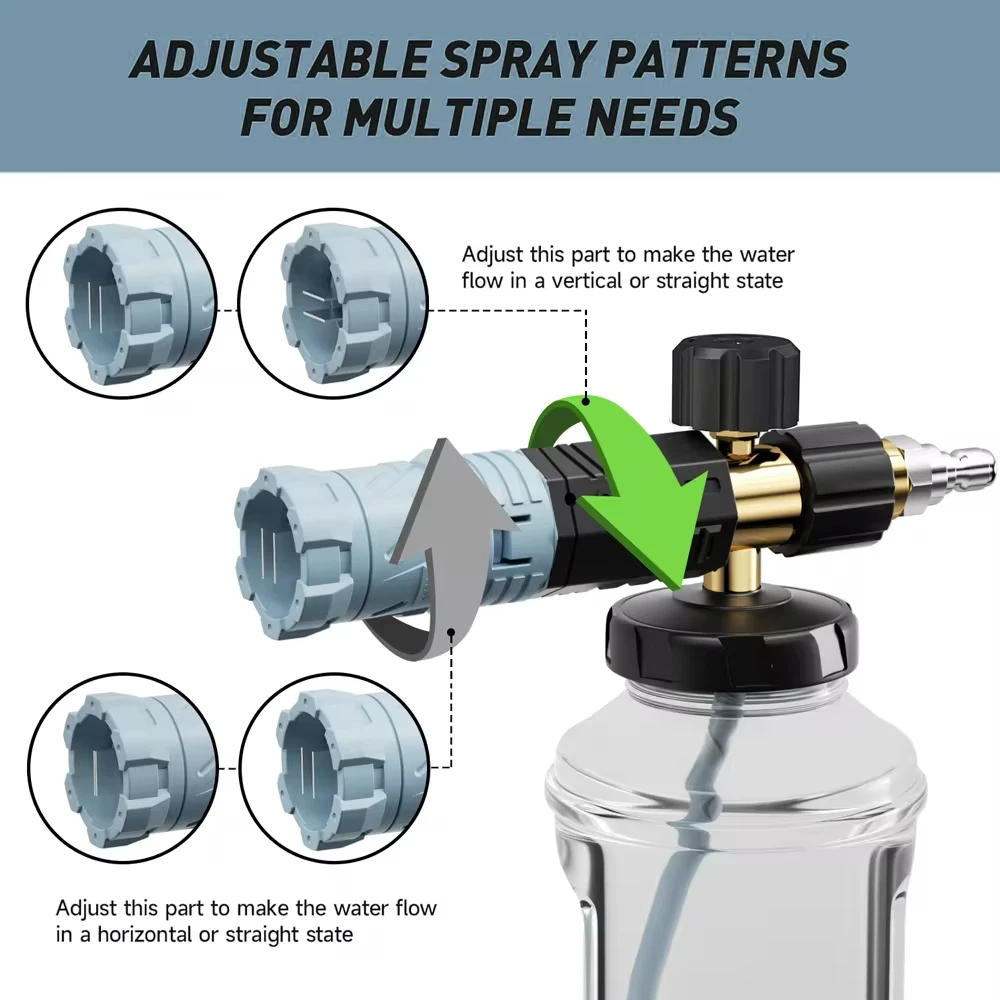 Пенная насадка пенораспылитель для шлангов моек высокого давления Karcher Bosch Parkside