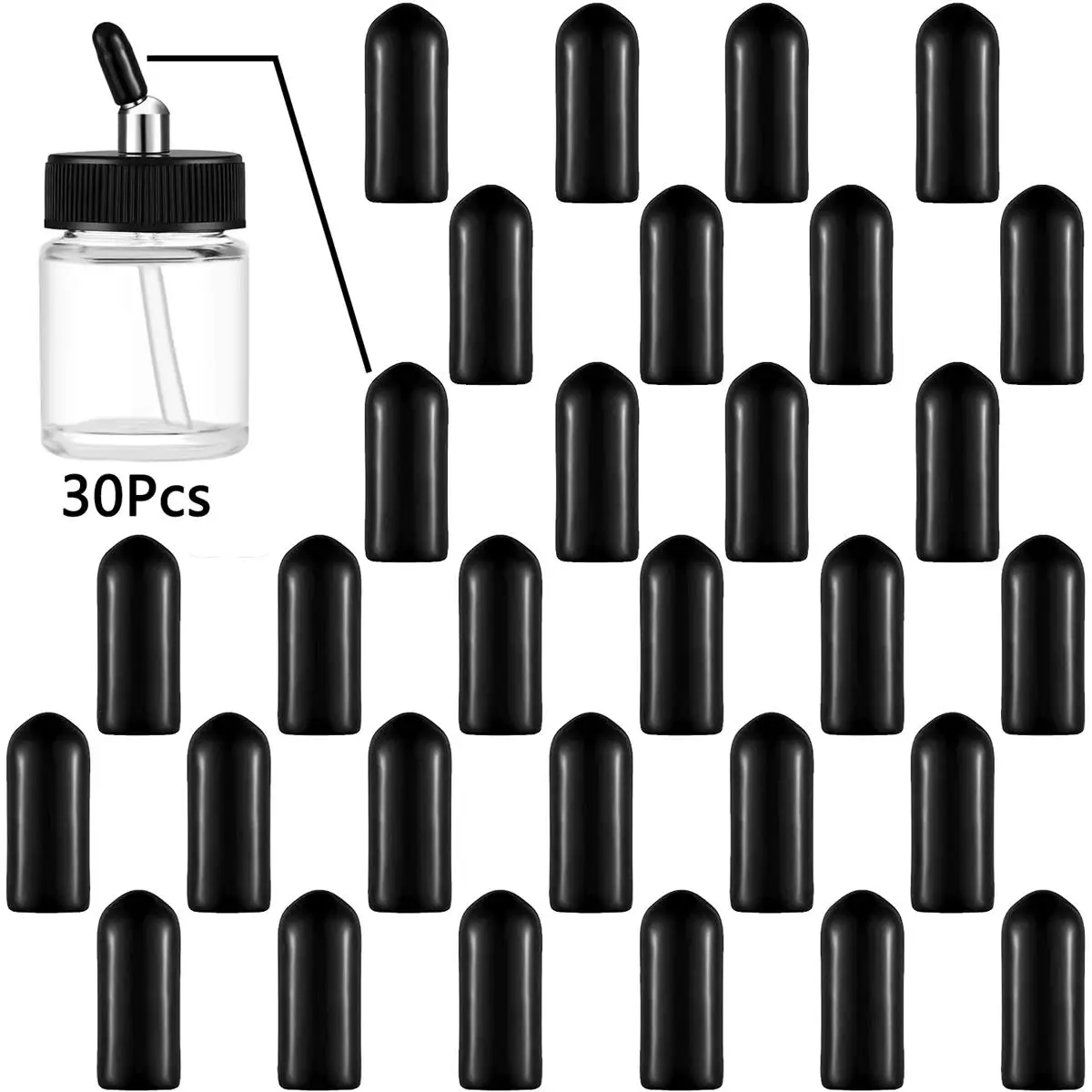 Caps Airbrush Jar Caps Pour Covers Siphon Adapter Liquor Spout Covers For Airbrush Bottle Jar