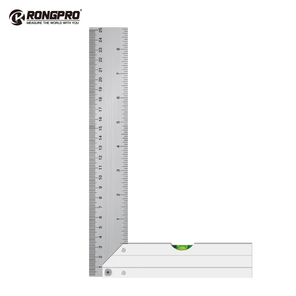 

Rongpro 90° Metal Ruler Woodworking Tile Tools Marking Gauge for Wood Builder Stainless Steel Engineer Construction goods