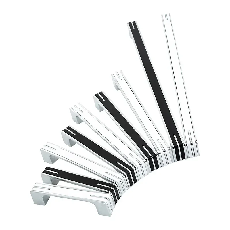 Ручка шкафа из цинкового сплава 96/128/160/192/320 мм дверная ручка кухонного мебельная