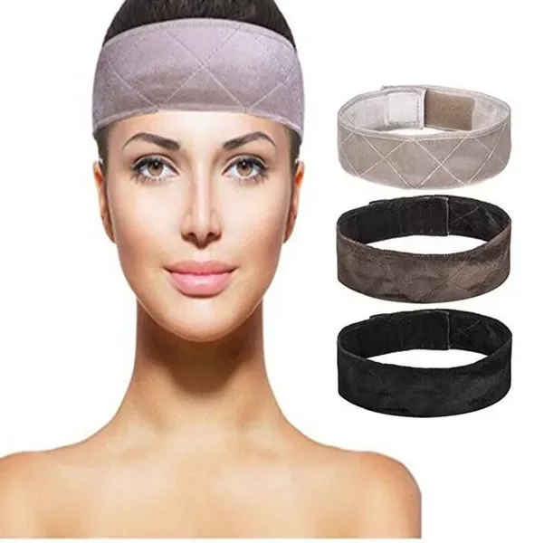

NEW Arrival Hand Made Non-Slip Wig Band With Double Sided Velvet Adjustable Wig Hair Band Headband In Brown/Black/Blonde