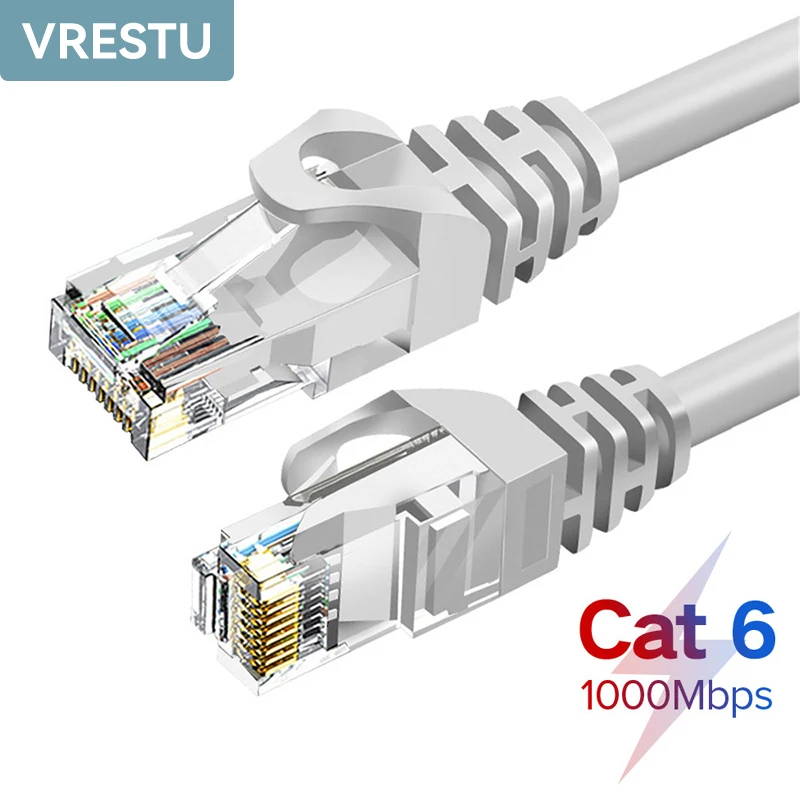 

Кабель Cat6 Lan, кабель UTP RJ45, сетевой Соединительный кабель для ноутбука, ПК, Интернет-модема, маршрутизатора Cat6, кабель Ethernet, позолоченный 10 м