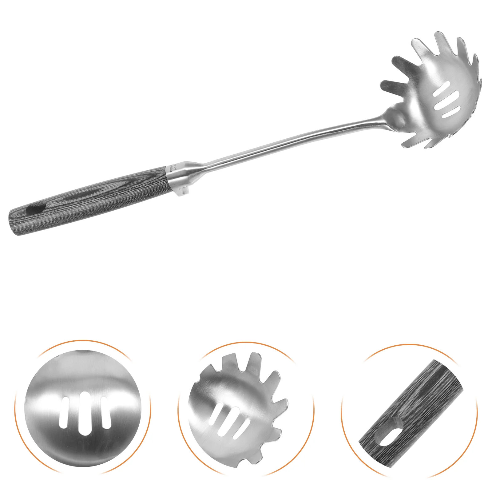 Ложка для пасты с защитой от ожогов дуршлаг спагетти Сервировочные Ложки