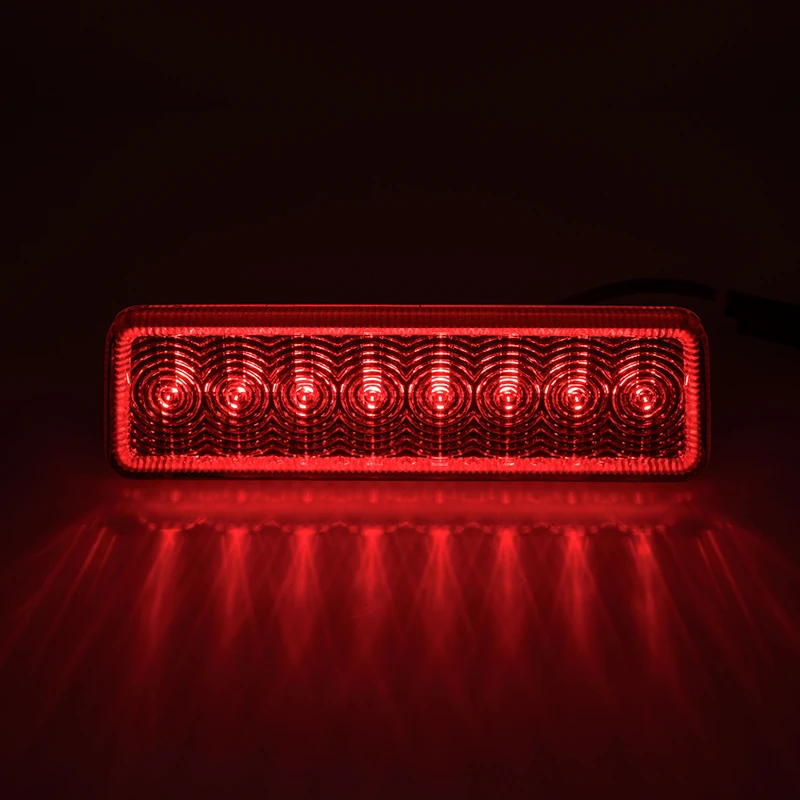 1 красный объектив 8-SMD OE-Spec для Jeep Wrangler JK 2007-2017 светодиодный Центральный высокий