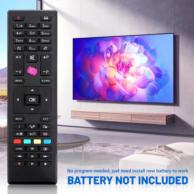 Замена пульта дистанционного управления RC4875 подходит для JVC Telefunken LED TV TE32182B301C10