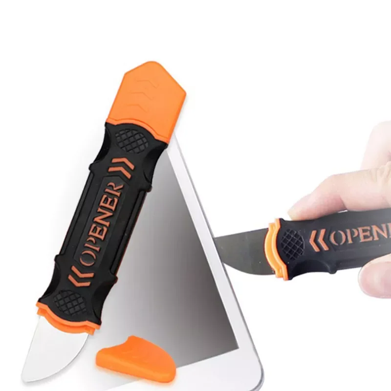 

1pc Open Tool Metal Pry Spudger Anti-Skid Handle Opener Opening Disassemble Repair Tools Hand Set For Mobile Phones Tablet