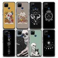 the fool tarot card sailor moon cat case for realme c21y c21 c25 c20 c15 c12 c11 c1 gt master neo neo2 funda capa silicone cases