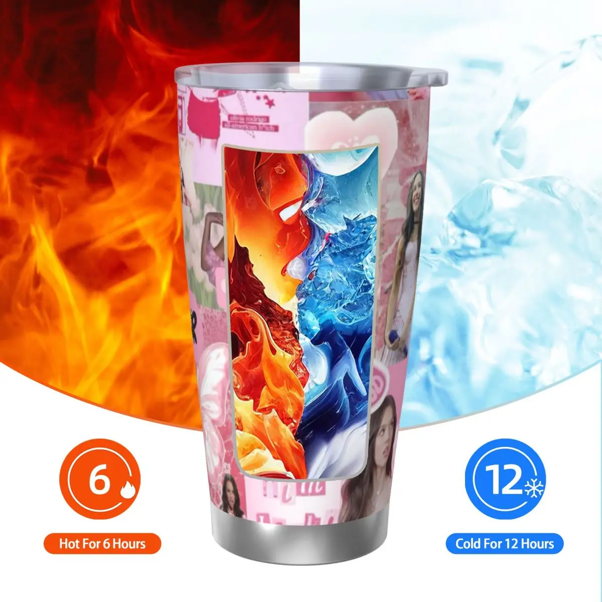 Olivia Vampire Rodrigos Sour 20 унций автомобильная кружка из нержавеющей стали соломенная