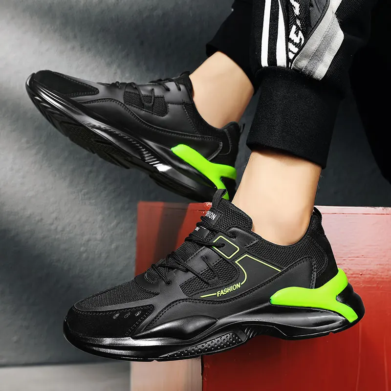 New Mesh Sports Shoes for Men Comfortable Casual Anti Skid Running Shoes Fashion Breathable Outdoor Male Sports Shoes Size 39-44