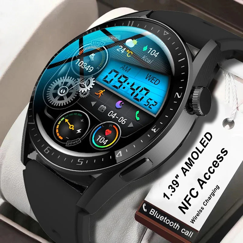 

New X5 Pro Smart Watch Men NFC Bluetooth Call Waterproof Sports Watches Wireless Charging For Android ios Smartwatch Hot Sale