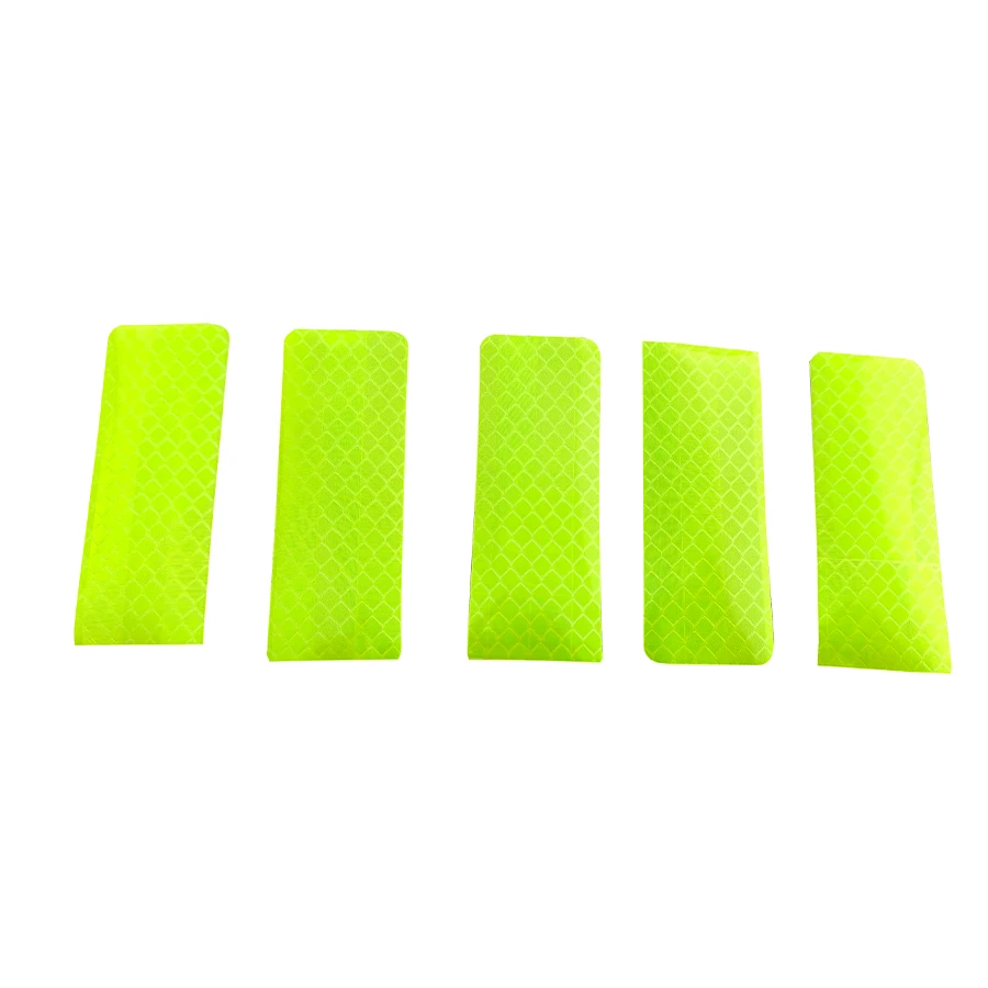 

Ночные светоотражающие наклейки для автомобиля, дорожные знаки безопасности, ПЭТ-предупреждение, предотвращающие столкновения, водонепроницаемые светящиеся наклейки, 5 шт./компл.