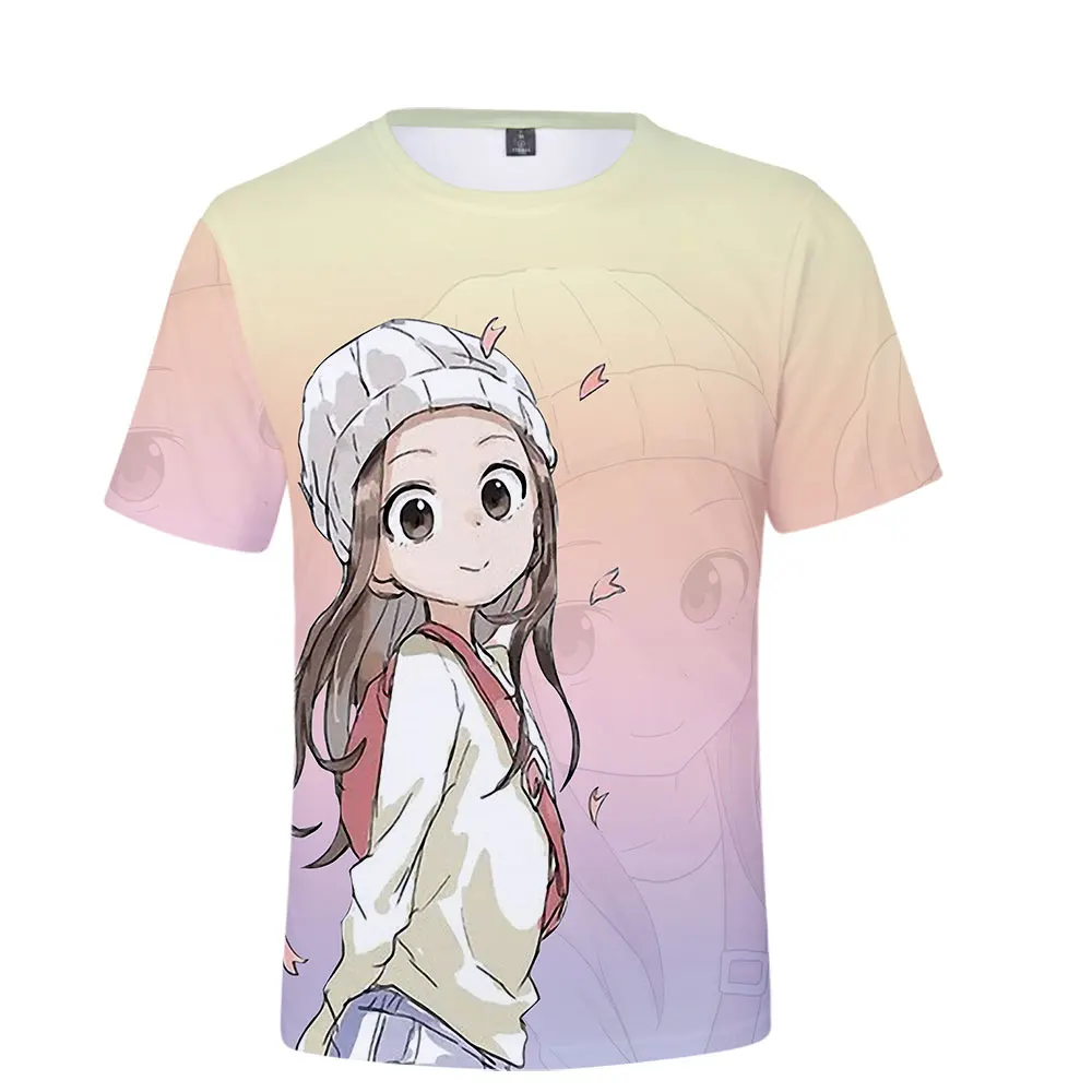 Популярная футболка похожая на дразнящего мастера г-на такаги излучает