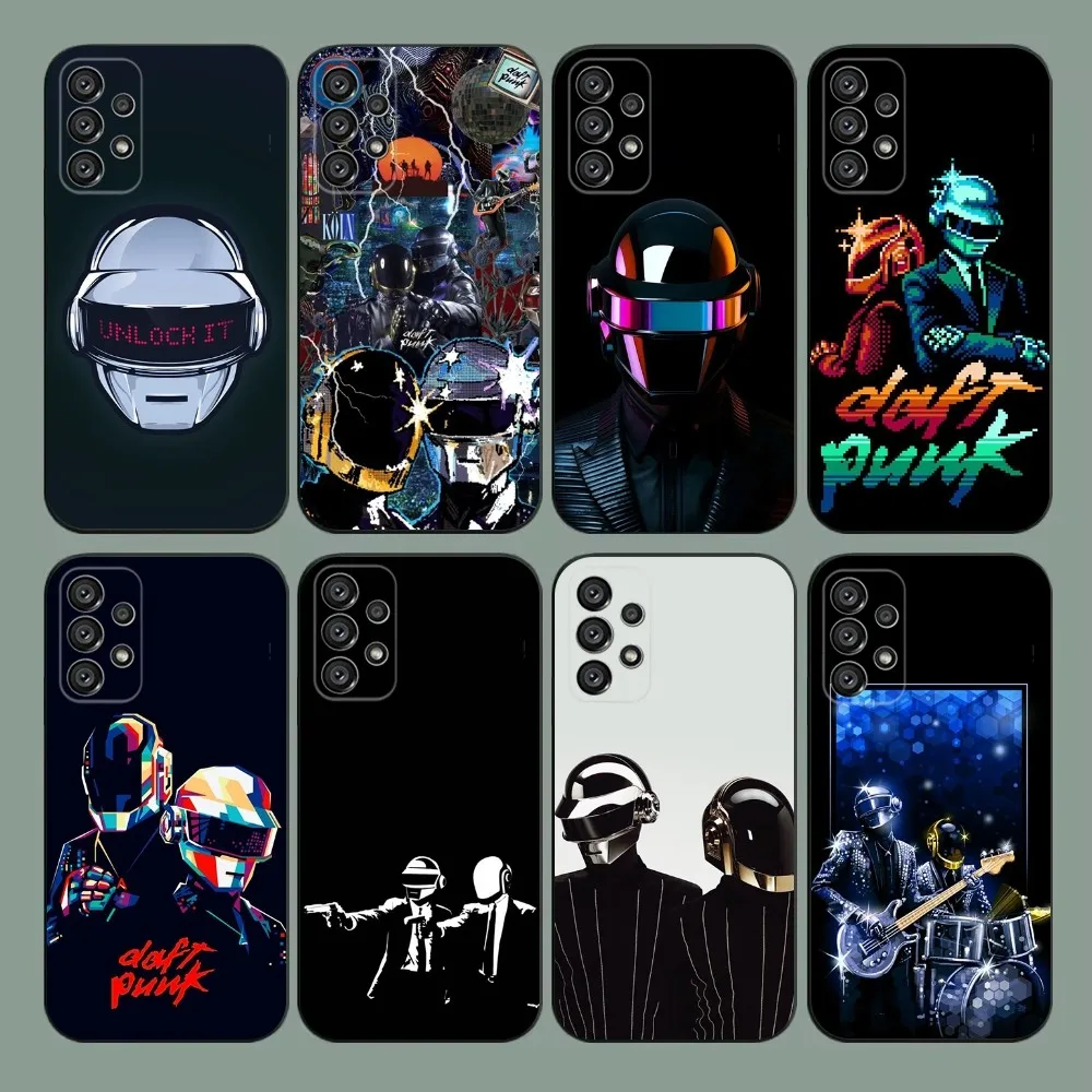 Daft Punk Rock Band Phone Case For Samsung Galaxy A20 A21s A22 A31 A32 A52 A53 A72 73 A80 A91 Soft Black Cover