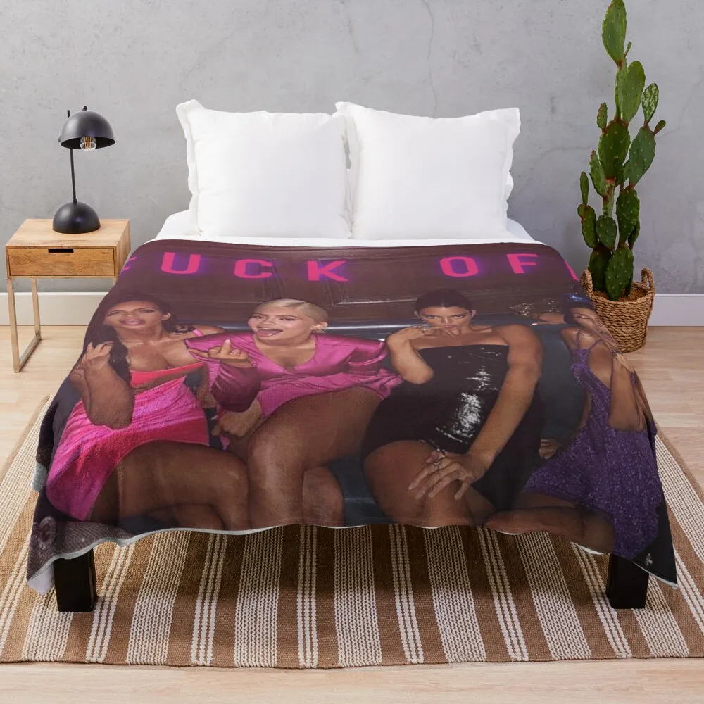 

Kardashians Throw Blanket Designer Blanket Soft Blanket Fluffy Shaggy Warm Bed Fashionable Comfort Recieving Blankets
