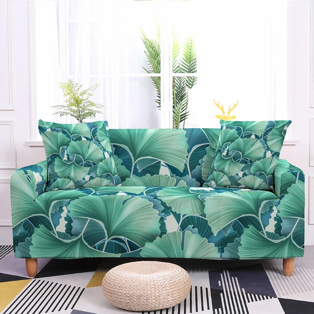 

Cactus Sofa Cover For Living Room Elastic Flowers Leaves Sofa Slipcover Polyester Anti-dust Stretch Couch Cover Chair Protector