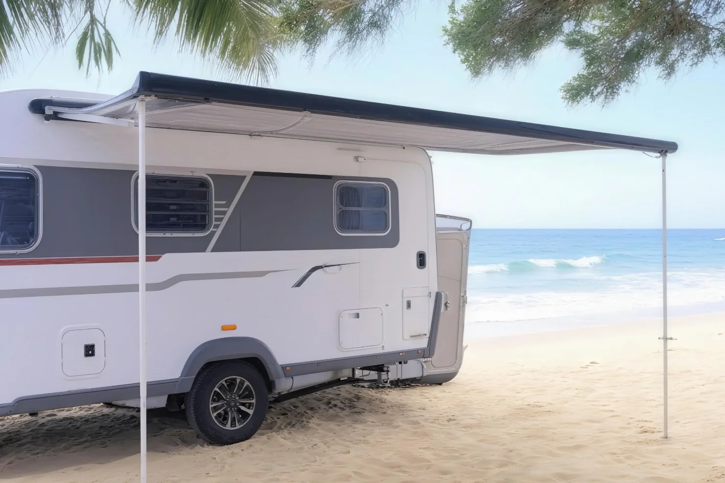 Фото Маркиза Soleflex S27 для автодомов и кемперов, устанавливаемая сбоку, для кемпинга №2
