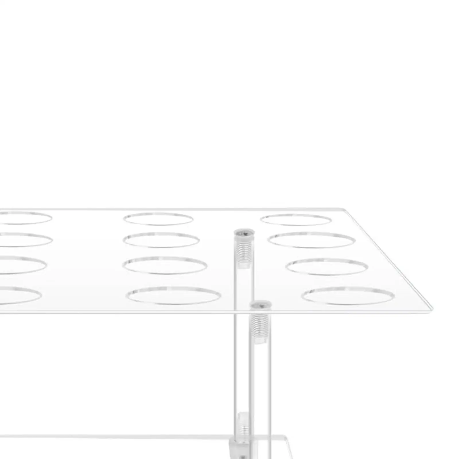 Акриловый держатель для мороженого стойка рулонов суши с подставкой вафель