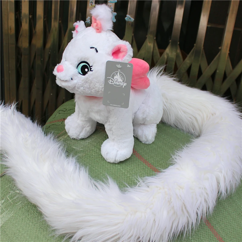 Disney 1 шт. 30 см плюшевая игрушка Marie Cat аниме Аристократы Мари кот с длинным хвостом