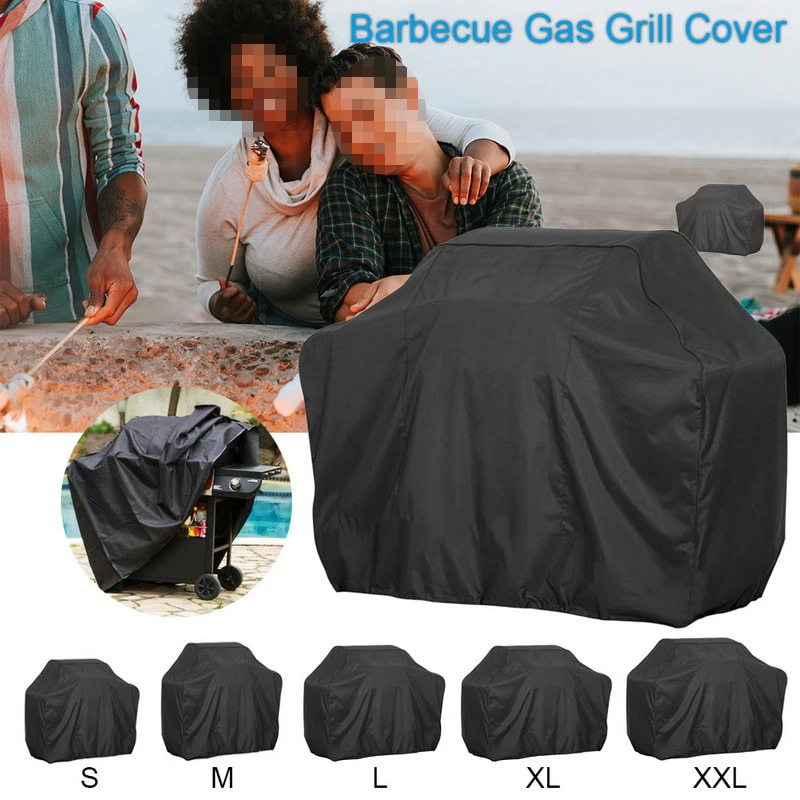 

Barbecue Cover Waterproof Outdoor BBQ Grill Cover Heavy Duty Anti Sun Rain 210D Oxford Cloth Protective Cover BBQ Accessories