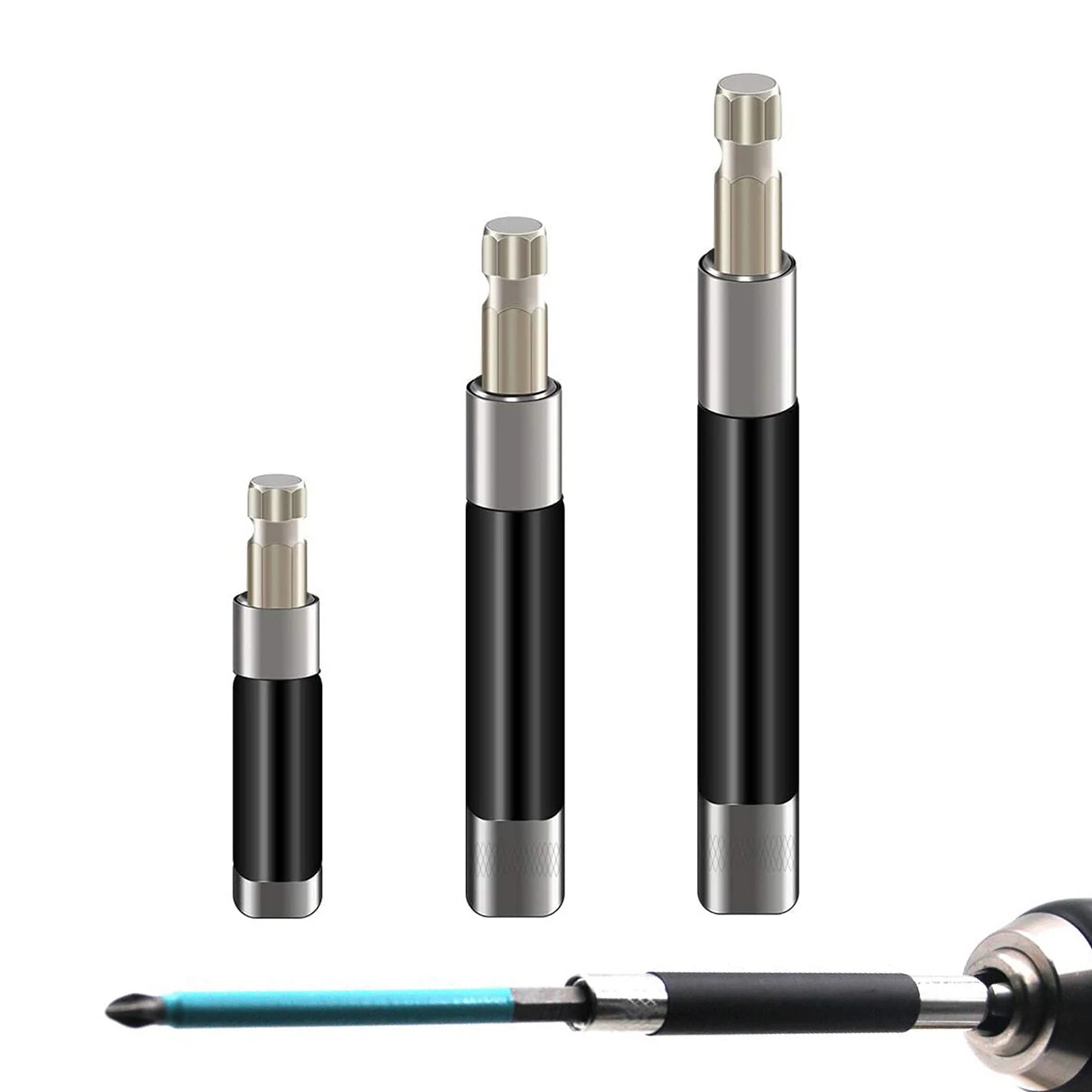 

Telescopic Hexagonal Joint Bar Magnetic Adjustable Connecting Rod Hex Magnetic Impact Screwdriver Set Extension Bit Holder 80/12
