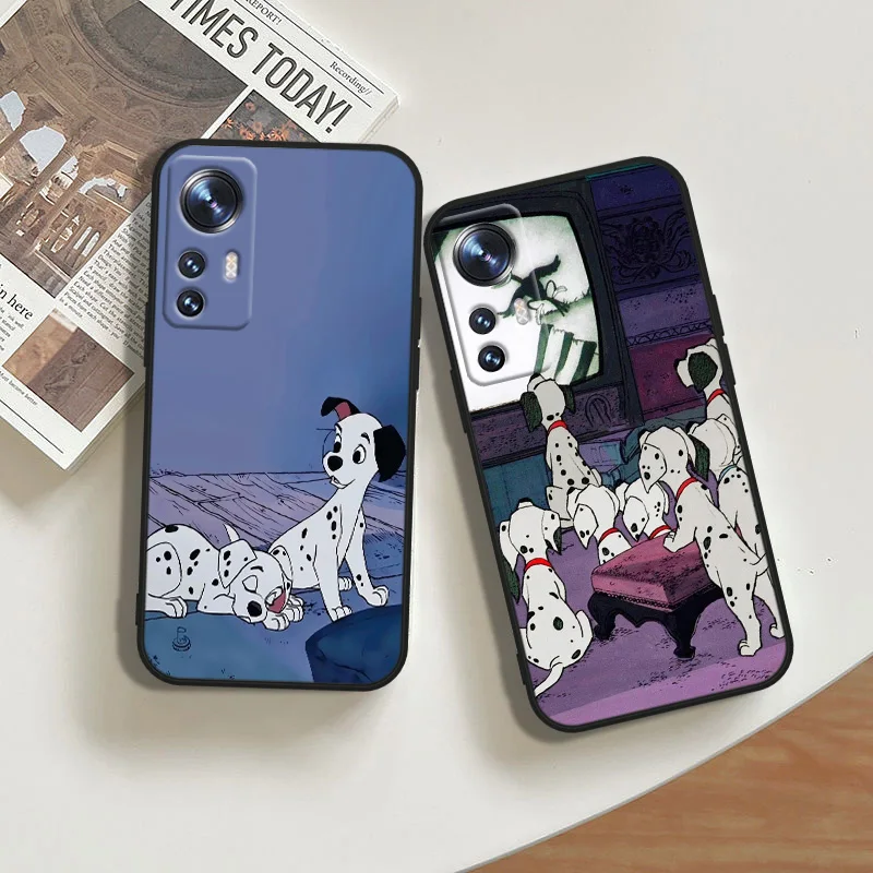 Милый черный чехол для телефона 101 далматинцев Xiaomi Mi A1 A2 A3 8 9 Note 10 Lite Pro SE T 5G мягкий