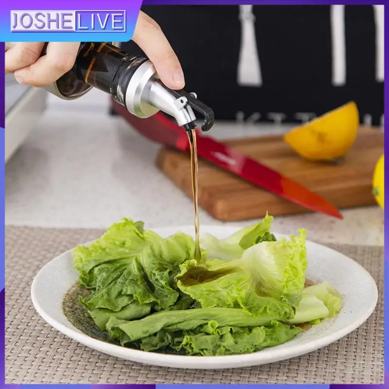 

Oil Dispenser Vinegar Oil Bottle Leakproof Seasoning Storage Bottle Easy Clean 1pcs Stainless Steel Oil Bottle Kitchen Tools