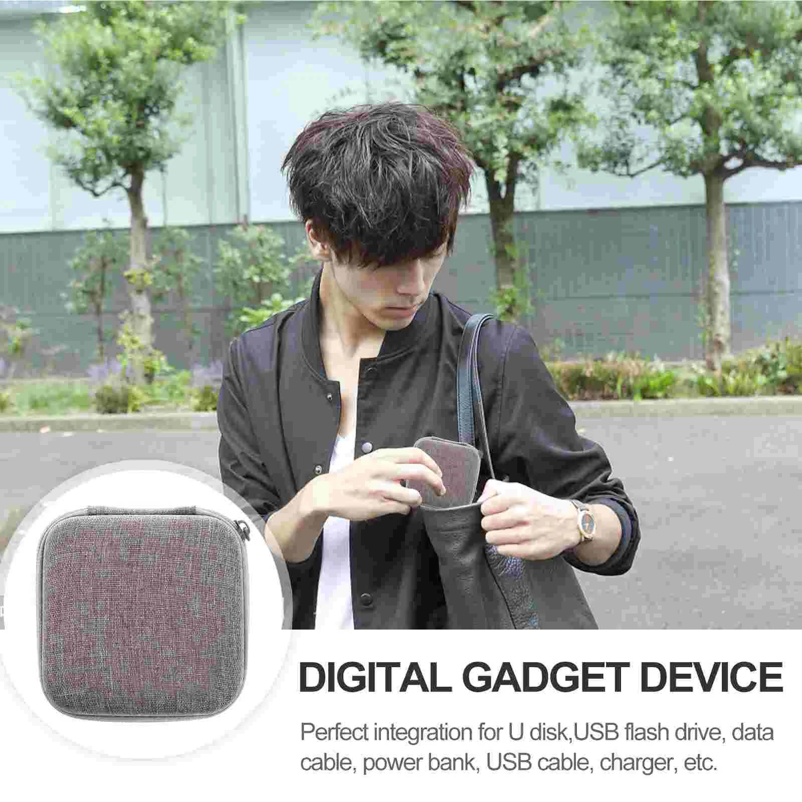 

Organizer Travel Cablecase Electronics Cord Electronic Usb Storagecasespower Mendigital Earphone Backpack Gifts Wire Hard Drive