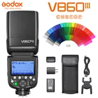 Вспышка для камеры Godox V860III V860IIIC V860IIIN V860IIIS Speedlite, Вспышка TTL HSS для камер Canon, Sony, Nikon, Fuji, Olympus, Pentax