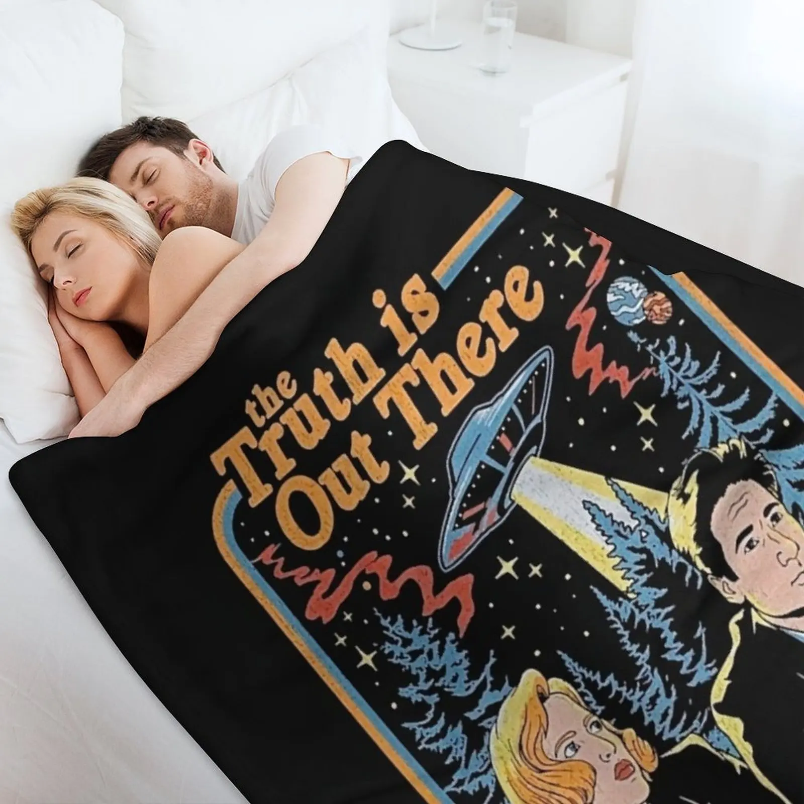 Правда там - X Files забавная классическая футболка одеяло мягкие одеяла для кровати