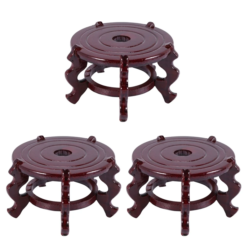 

3X Vintage Home Decor Ceramic Flower Vases Stand Antique Traditional Chinese Blue And White Porcelain Vase Stand Holder
