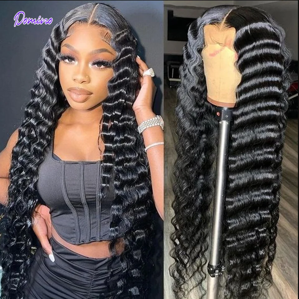 Loose Deep Wave Wig HD 13x6 Lace Front Human Hair Wigs For Women 13x4 Deep Wave Fontal Wigs Brazilian Curly Lace Closure Wig