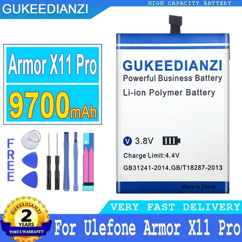 9700mAh аккумулятор GUKEEDIANZI Armor X11 Pro (3105) для Ulefone Armor X11Pro Armor X11 Pro мобильный телефон Bateria